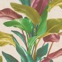 Papeldecor|Papier Peint floral avec de grandes feuilles de callas multicolores|Papier Peint