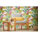 Papeldecor|Papier Peint floral avec de grandes feuilles de callas multicolores|Papier Peint