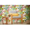 Papeldecor|Papier Peint floral avec de grandes feuilles de callas multicolores|Papier Peint