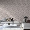 Papeldecor|Wallpaper geometric pink marble effect and metallics|Marble Imitation