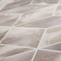 Papeldecor|Wallpaper geometric pink marble effect and metallics|Marble Imitation