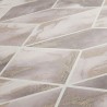 Papeldecor|Wallpaper geometric pink marble effect and metallics|Marble Imitation