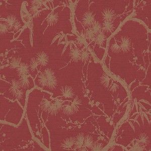 Papeldecor|Tapete Blumen Aquarell Blau und Weiß|Blumen