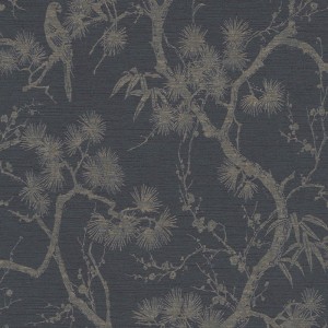 Eijffinger|Moderne Boho-Tapete cremeweiß mit Blumen|Blumen