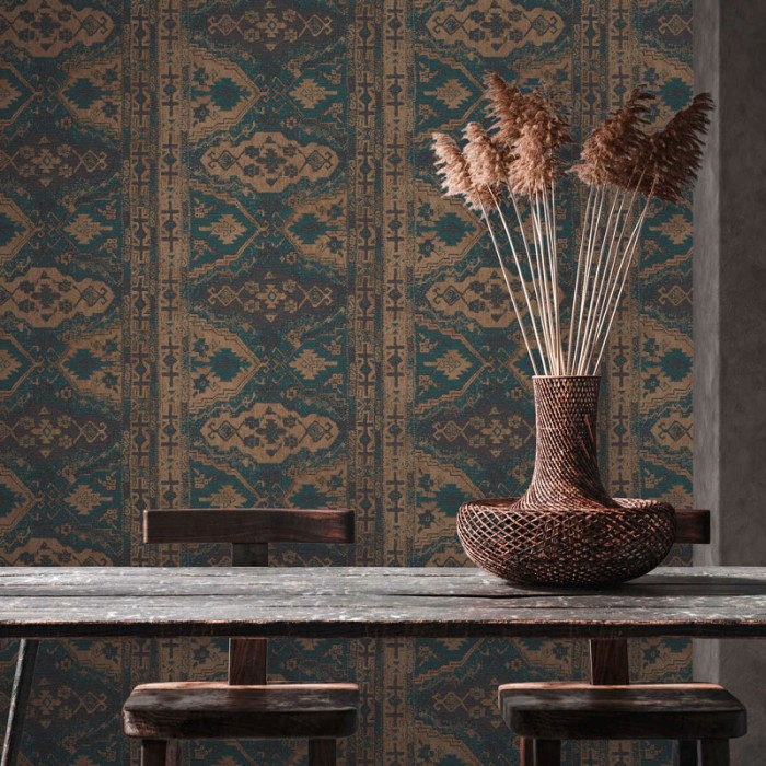 Papeldecor|Tapete arabischer Teppich im Marrakesch-Stil|Tapeten