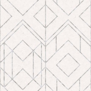 Khroma|Papier peint géométrique style moderne vert métallisé|Papier Peint