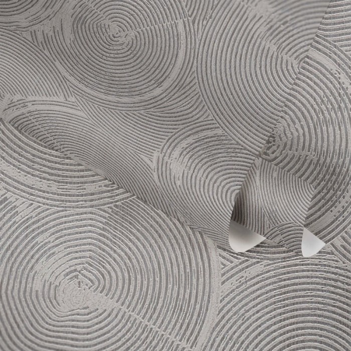 Papeldecor|Wallpaper ethnic circles embossed gloss|Wallpaper