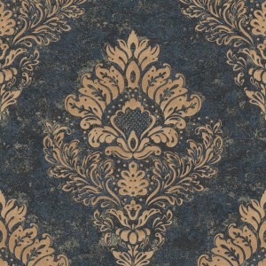 Borastapeter|Tapete Damast elegante Medaillons beige Stil|Damast