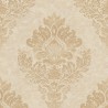 Papeldecor|Papel Pintado damasco beige relieve pared|Papel Pintado