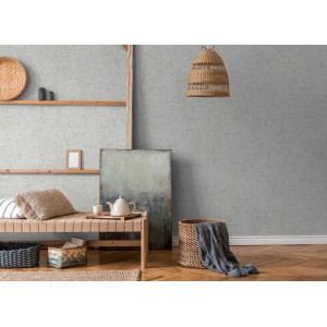 Casamance|Wallpaper plain distressed effect green|Stucco Imitation 2
