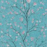 Papeldecor|Papier Peint floral cerisier bleu|Papier Peint