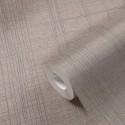 Papeldecor|Tapete beige karierte Metallic-Optik|Tapeten