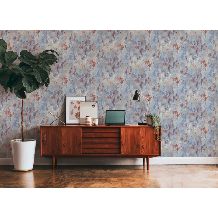 Papeldecor|Papier Peint béton rouille couches|Industriel