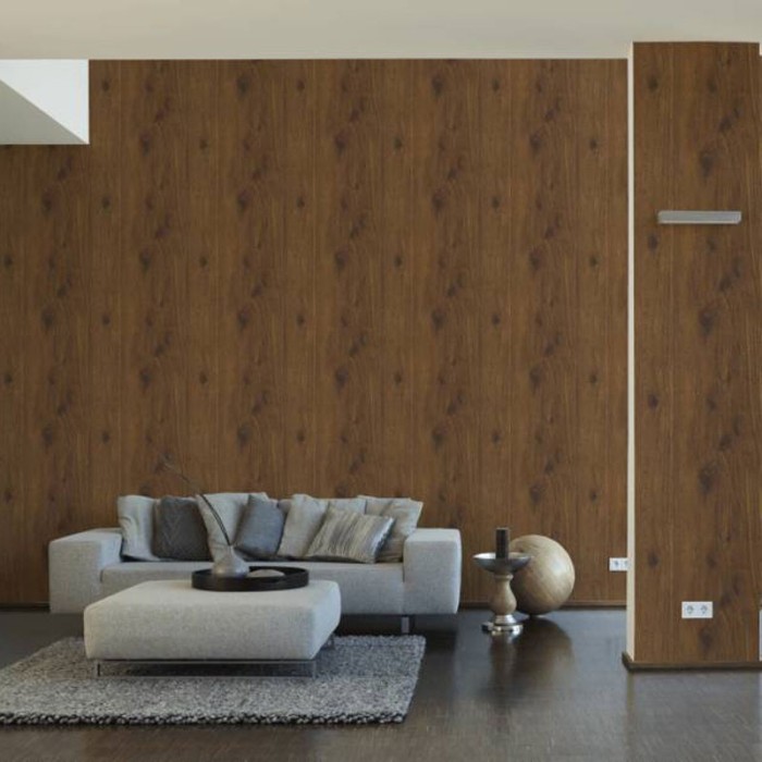 Papeldecor|Tapete in brauner Holzoptik|Holzimitat
