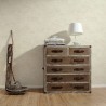 Papeldecor|Tapete mit Zementwand-Effekt in Beige|Tapeten