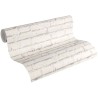 Papeldecor|Tapete weiße Industrieziegel|Ziegelimitat