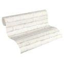 Papeldecor|Papel pintado ladrillo blanco a la cal|Imitacion Ladrillo
