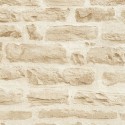 Papeldecor|Papier Peint mur de pierres beige pour salon|Imitation Pierre