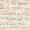 Papeldecor|Papier Peint imitation mur de pierres, beige|Imitation Pierre
