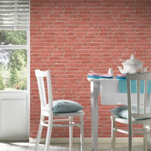 Casadeco|Tapete mit Vintage- oder Stuckeffekt in Dunkelbraun|Tapeten 2