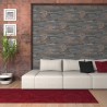 Papeldecor|Tapete oxidierte Schieferstein|Steinimitat