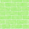 Papeldecor|Wallpaper lime green brick|Brick Imitation