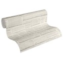 Papeldecor|Papier Peint brique blanche lama|Imitation Brique