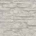 Papeldecor|Papier Peint rustique mur pierre calcaire blanc|Imitation Pierre