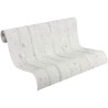 Papeldecor|Wallpaper concrete wall effect, white|Wallpaper