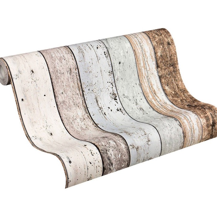 Papeldecor|Papier Peint planches de bois vintage|Imitation Bois