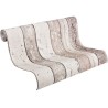 Papeldecor|Wallpaper vintage white/brown wood panels|Wood Imitation