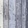 Papeldecor|Papier Peint planches de bois bleues|Imitation Bois