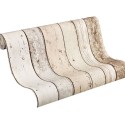 Papeldecor|Papier Peint bois vintage marron et beige|Imitation Bois