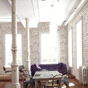 Casadeco|Plain stone grey wallpaper|Wallpaper 2
