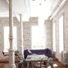 Papeldecor|Wallpaper white and red brick plastered|Brick Imitation