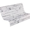 Papeldecor|Wallpaper white and black plastered brick|Brick Imitation