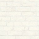 Papeldecor|Papier Peint brique blanche crème|Imitation Brique