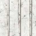 Papeldecor|Papier Peint industriel bois blanc et lattes|Imitation Bois