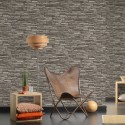 Papeldecor|Wallpaper slate stone for living room|Stone Imitation