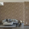 Papeldecor|Papier Peint style rustique pierre d'ardoise|Imitation Pierre
