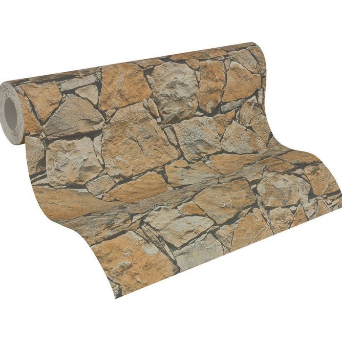 Papeldecor|Wallpaper stone effect, natural rock wall|Stone Imitation