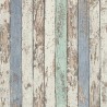 Papeldecor|Papier Peint bois vintage coloré|Imitation Bois
