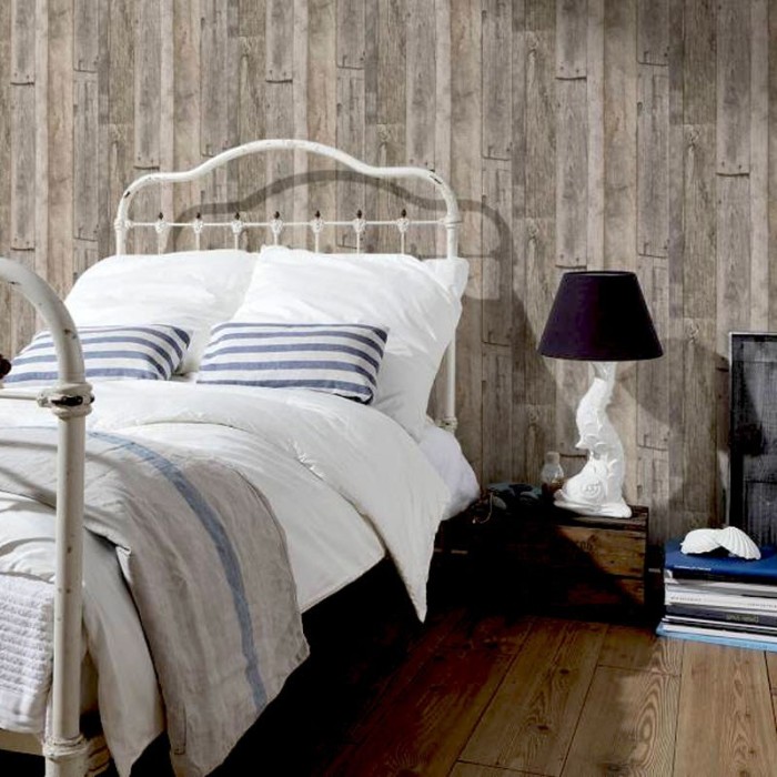Papeldecor|Wallpaper old wooden boards|Wood Imitation