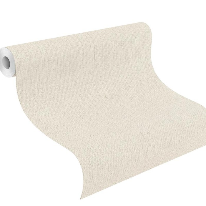 Rasch|Papier peint crème effet tissu naturel élégant|Kimono