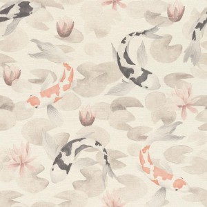 Rasch|Wallpaper natural fabric brown warm and cozy|Kimono