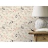 Rasch|Wallpaper Japanese with water lilies and koi carp|Kimono