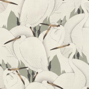 Papeldecor|Green floral wallpaper inspired by the gardens of Marrakech|Wallpaper