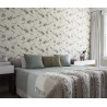 Rasch|Wallpaper Japanese herons white and green|Kimono