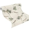 Rasch|Papier peint hérons japonais blanc et vert|Kimono