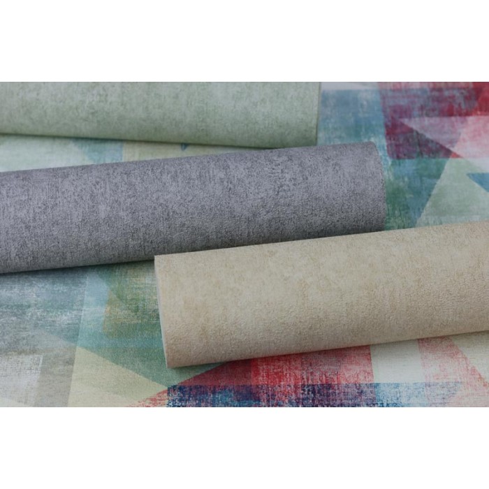 Rasch|Wallpaper light green plaster modern style|Wallpaper